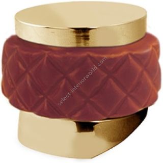 Bronces Mestre / Knobs for Shower Systems / Monolever handle kit for shower system with red porcelain 065547.R00.00