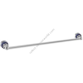Bronces Mestre / Towel Holders / Towel rail 600mm with blue porcelain 065572.A00.50