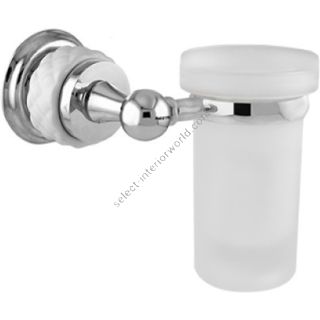 Bronces Mestre / Toothbrush Holders / Wall Toothbrush holder with white porcelain 065580.000.50