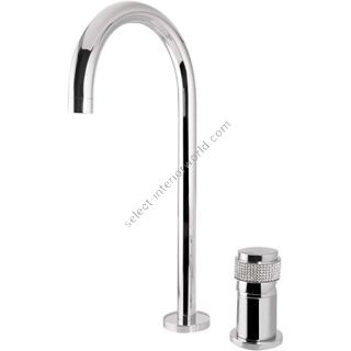 Bronces Mestre / Washbasin Fittings / Two holes single lever high basin mixer with Swarovski 071408.LH0.50
