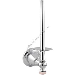 Bronces Mestre / Toilet Roll Holders / Spare toilet paper holdwer with pink quartz stone 072285.QZP.50