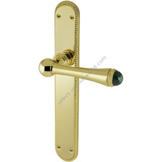 Bronces Mestre / Door Handles / Metropolis with malachite stone 0A4085.ML0.01