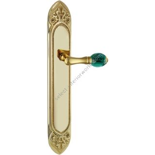 Bronces Mestre / Door Handles / Mihrab Precious with malachite stone 0A4440.ML0.01