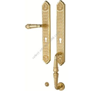 Bronces Mestre / Door Handles / Clasica set with keyhole europrofile 85mm 0J3007.85Y.01