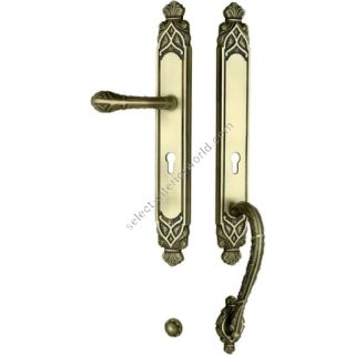 Bronces Mestre / Door Handles / Clasica set with keyhole europrofile 85mm 0J3407.85Y.44