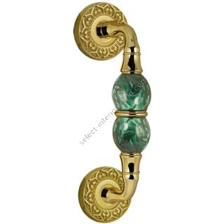 Mestre / Door pull handles on rosettes / Mihrab with malachite stone 0N4406.ML0.01