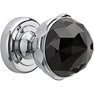 Bronces Mestre / Door Handles / Clasica set on roses with Swarovski black crystal 0P6045.N00.50