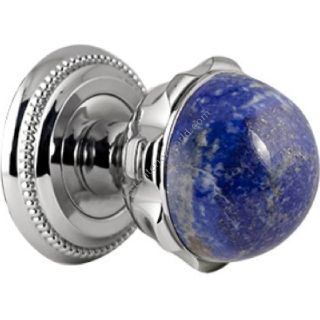 Bronces Mestre / Door Handles / Metropolis Precious set on roses with lapislazuli stone 0P8545.LP0.50