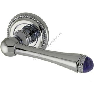 Bronces Mestre / Door Handles / Metropolis with lapislazuli stone 0R8585.LP0.50