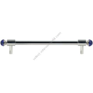Bronces Mestre / Furniture Handles / Urbe Precious with lapislazuli stone 192mm between centers 0T5000.LP192.50