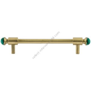 Bronces Mestre / Furniture Handles / Treasure with malachite stone 0T5000.ML160.30