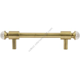 Bronces Mestre / Furniture Handles / Metropolis Precious with quartz stone 64mm between centers 0T5000.QT128.30