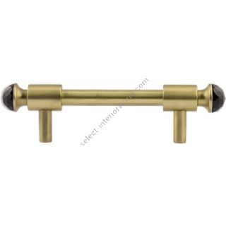 Bronces Mestre / Furniture Handles / Clasica with black Swarovski crystal 96mm between centers 0T5000.SN96.30