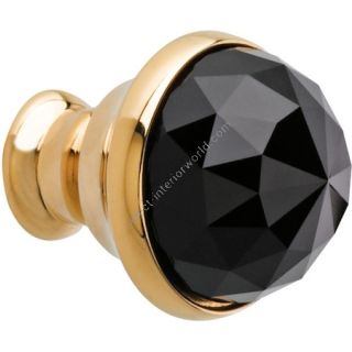 Bronces Mestre / Furniture Handles / Clasica 23mm with Swarovski black crystal 0Z5742.BN0.00