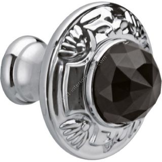 Bronces Mestre / Furniture Handles / Clasica 38mm with Swarovski black crystal 0Z5747.BN0.50