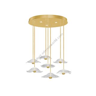 Fine Art Handcrafted Lighting / Pendants & Suspension Lights / EMBARK 43"W Round