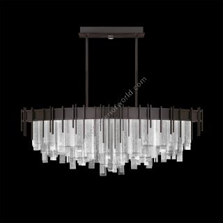 Fine Art Handcrafted Lighting / Pendants & Suspension Lights / Arpeggio 54.5″W Oblong Pendant