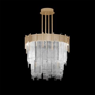 Fine Art Handcrafted Lighting / Pendants & Suspension Lights / Arpeggio 20.5″W Round Pendant