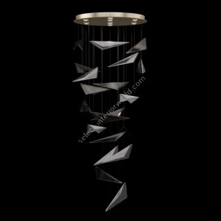 Fine Art Handcrafted Lighting / Pendants & Suspension Lights / Volo 36″W Round Pendant 100119