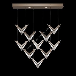 Fine Art Handcrafted Lighting / Pendants & Suspension Lights / BLADE 48"W Rectangular 100052