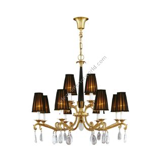 Mariner / Chandeliers / Casted bronze Crystal 19491.0