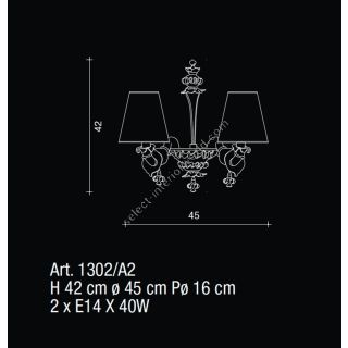 Il Paralume Marina / Wall Lamp / 1302/A2