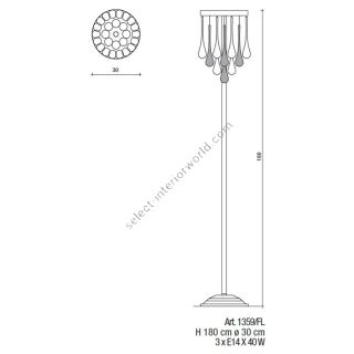 Il Paralume Marina / Floor Lamp / 1359/FL