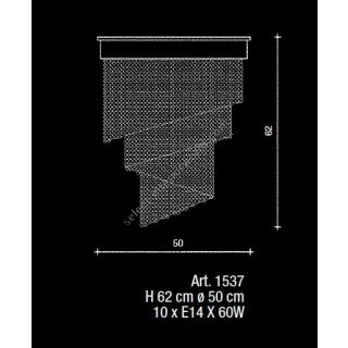 Il Paralume Marina / Chandelier / 1537