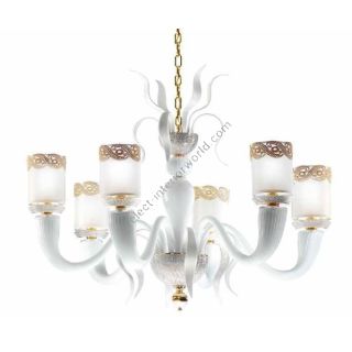 Il Paralume Marina / Pendants & Suspension Lights / 1770/CH6/BI/ORO24K