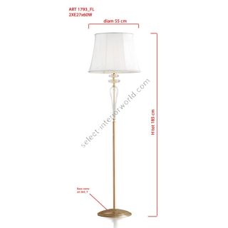 Il Paralume Marina / Floor Lamps / 1793/FL/ECO