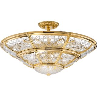 Possoni / Gold plated ceiling light / C Crystal Glass - Giotto 189814SF-C