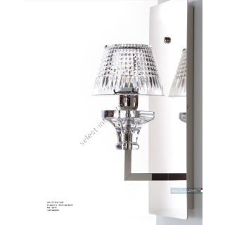 Il Paralume Marina / Wall Sconces / Lampshades in Cut Crystal 1913/A1/NN