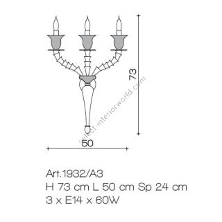 Il Paralume Marina / Wall Sconces / IL-1932/A3