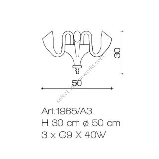 Il Paralume Marina / Wall Sconces / IL-1965/A3