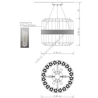 Il Paralume Marina / Chandelier / 1966_V2