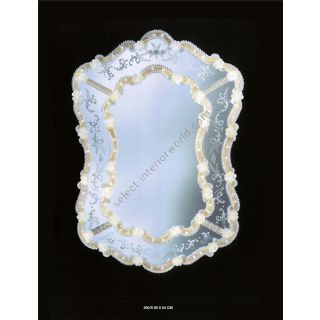 Italian Luxury Lighting / Wall Mirrors / Elegant Venetian Glass Murano Glass 200S