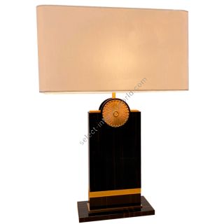 Mariner / Table Lamps / Casted Bronze & Wood 20281.0