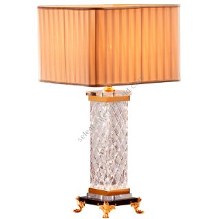 Mariner / Table Lamps / Casted Bronze & Italian hand cut crystal 20294.0