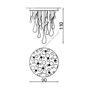 Il Paralume Marina / Chandelier / 2063