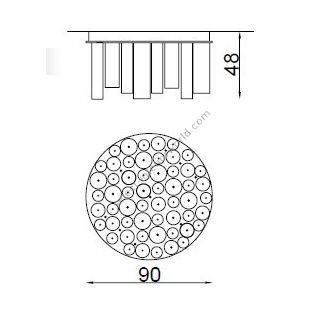 Il Paralume Marina / Chandelier / 2078