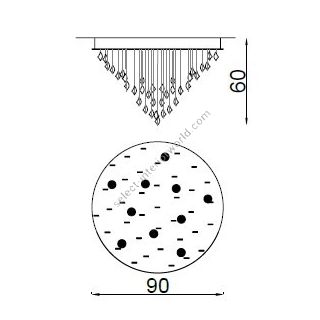 Il Paralume Marina / Chandelier / 2084