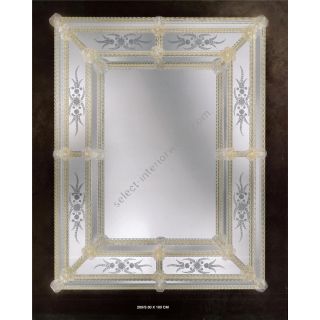 Italian Luxury Lighting / Wall Mirrors / Murano Glass in Venetian Style 209S