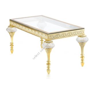 Il Paralume Marina / Coffee Tables / Casting Brass & Italian Cristals Elements 2100/TABLE/G