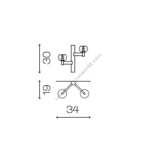 Il Paralume Marina / Wall Sconces / IL-2130/A2/NL