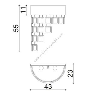 Il Paralume Marina / Wall Sconces / IL-2174/A