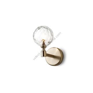 Il Paralume Marina / Wall Lights / Hand-Cut Italian Crystal Sphere 2177/A1/SGB