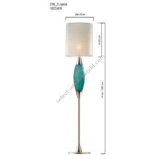 Il Paralume Marina / Floor Lamps / 2188/FL/VE
