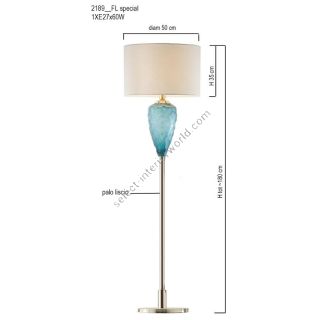 Il Paralume Marina / Floor Lamps / 2189/FL/GR