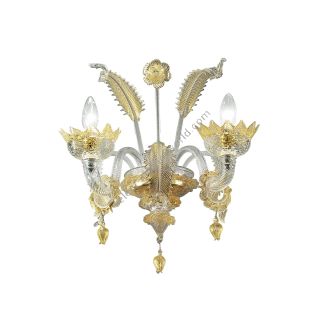 Glass & Glass Murano / Wall Sconces / Traditional Venetian chandeliers TVC2208A