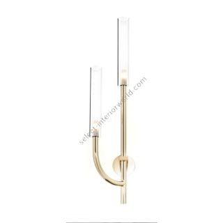 Il Paralume Marina / Wall Lights / Soft Gold Finish with Pyrex Glasses 2219/A2